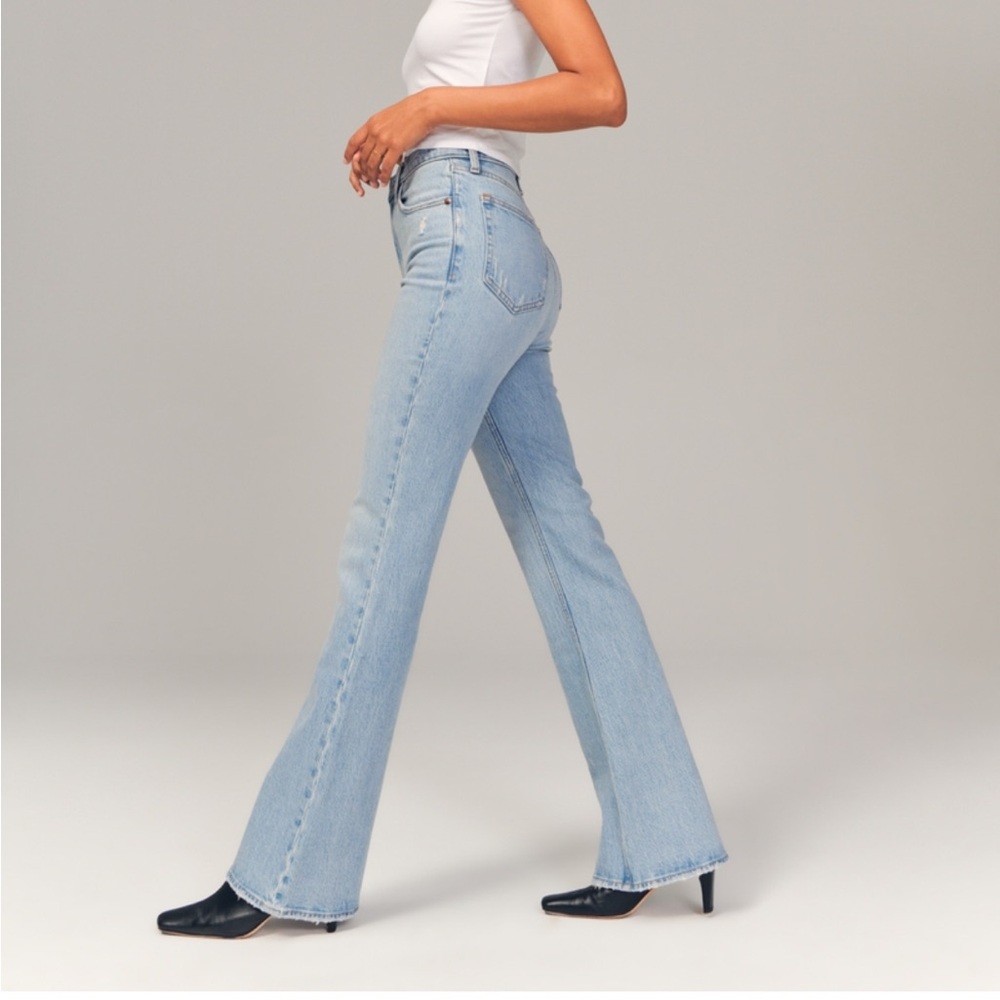 Abercrombie & Fitch Light Blue Flare Jeans